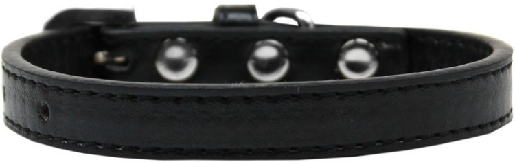 Wichita Plain Dog Collar Black Size 10