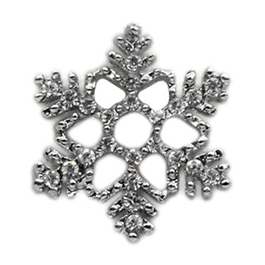 Holiday 10mm Slider Charm Snowflake