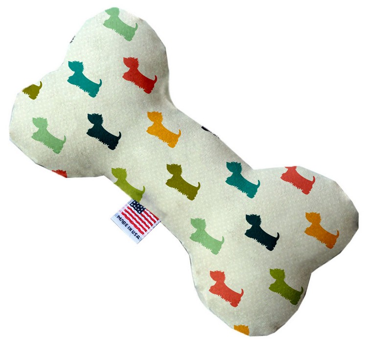 It is a Westie's World 8 inch Bone Dog Toy