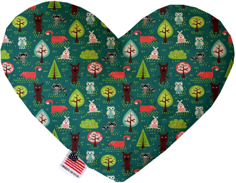 Forest Follies 8 inch Stuffing Free Heart Dog Toy