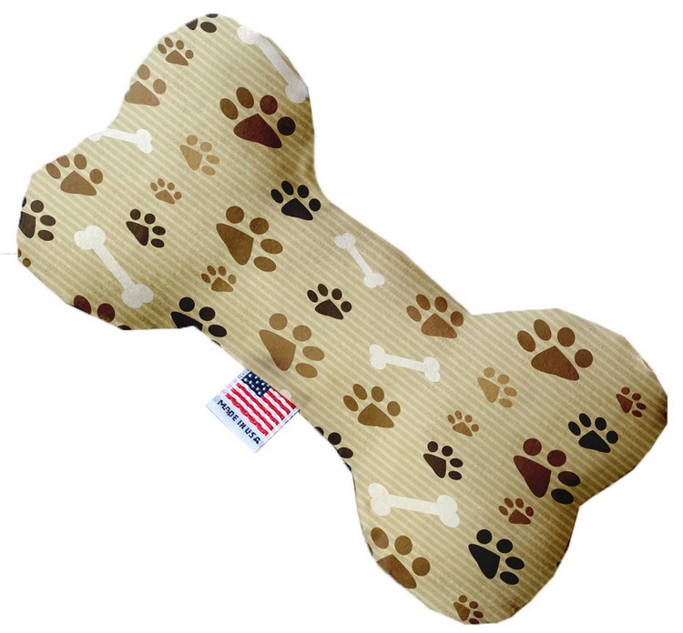 Mocha Paws and Bones 8 inch Bone Dog Toy