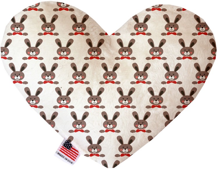 Dapper Rabbits 6 inch Heart Dog Toy