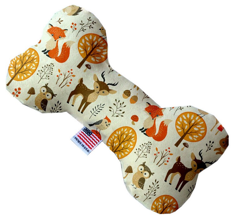 Fox and Friends 6 inch Canvas Bone Dog Toy