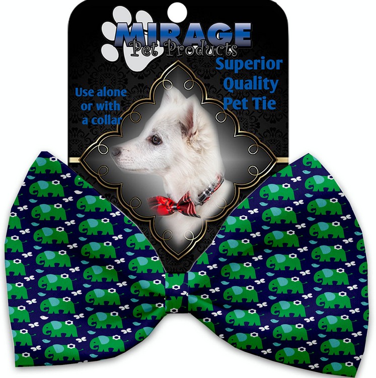 Elephants and Butterflies Pet Bow Tie