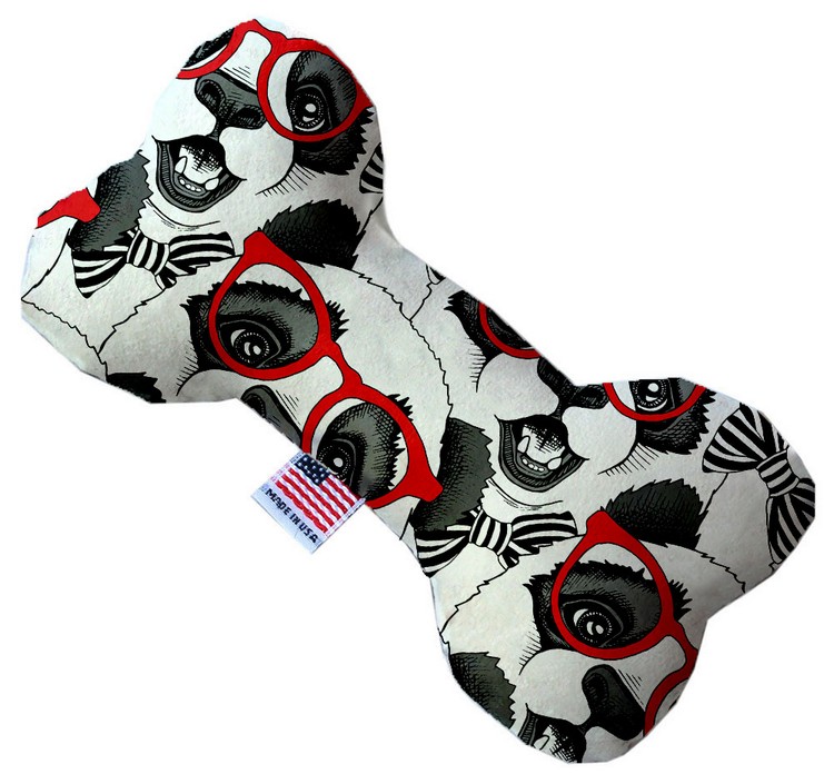 Hip Pandas 10 inch Canvas Bone Dog Toy