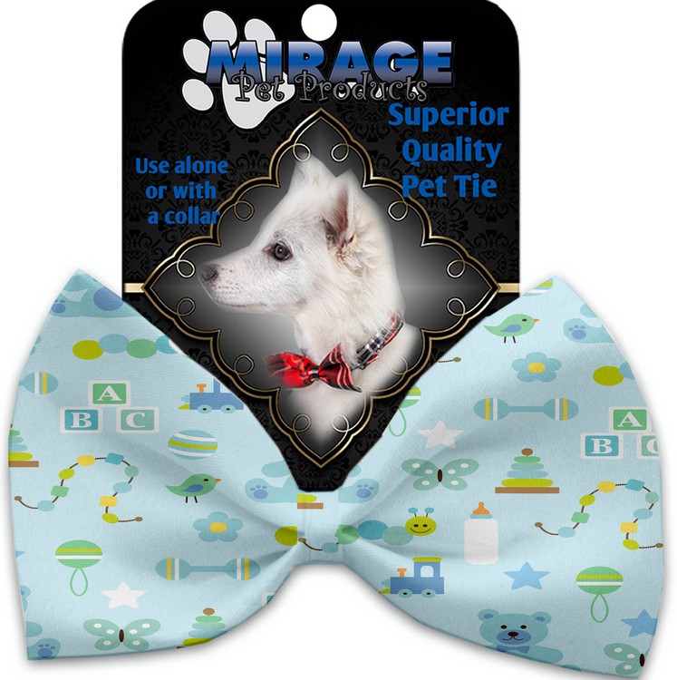 Little Boy Blue Pet Bow Tie Collar Accessory with Velcro