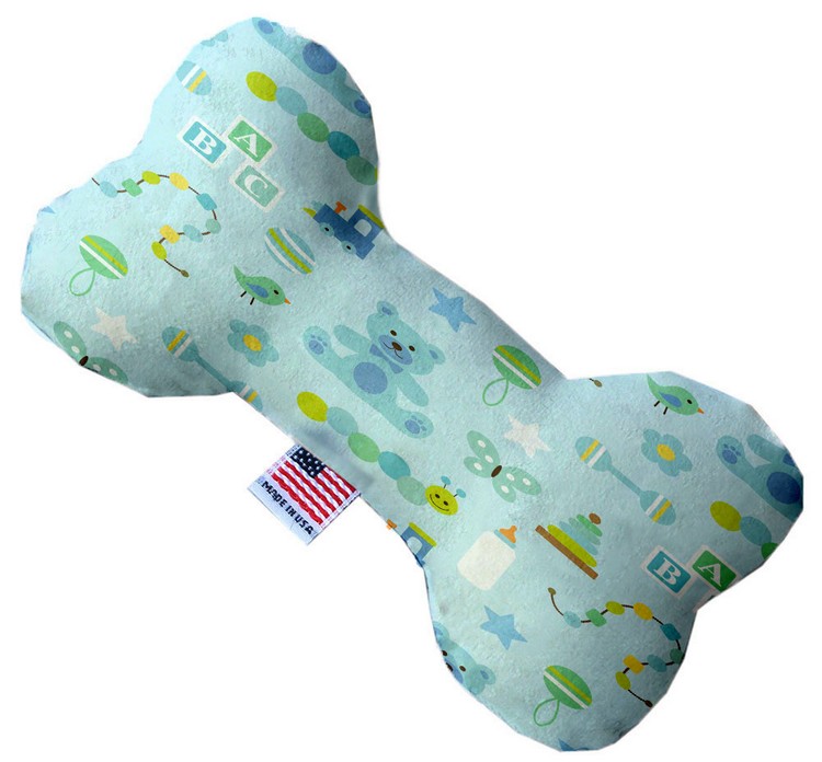 Little Boy Blue 8 inch Stuffing Free Bone Dog Toy