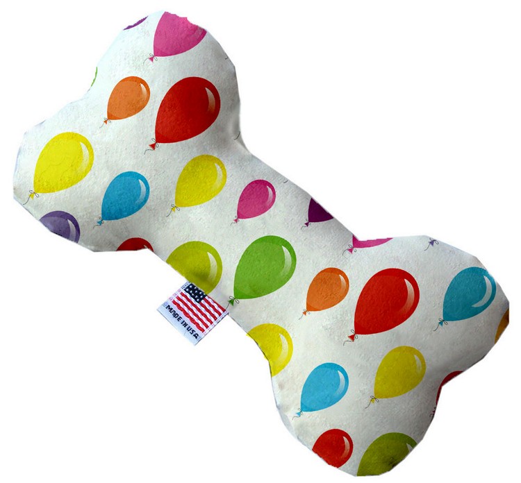 Balloons 8 inch Canvas Bone Dog Toy