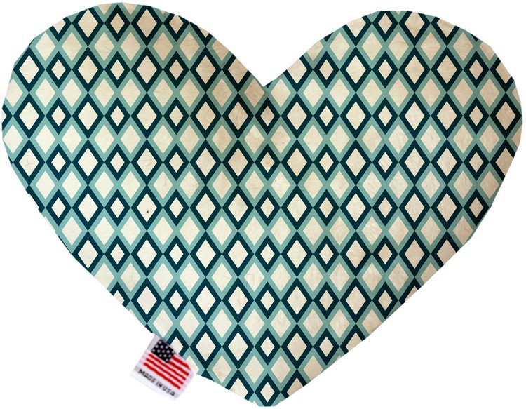 Blue Diamonds 6 inch Heart Dog Toy