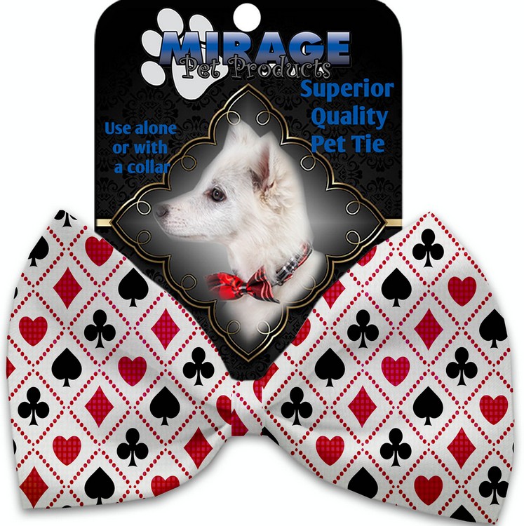 Deck of Cards Pet Bow Tie