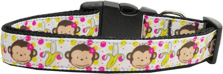 Monkeys and Bananas Nylon Cat Collar