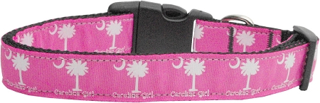 Carolina Girl Nylon Dog Collar XS