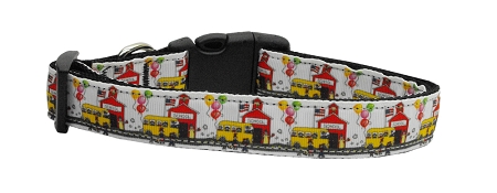 School Days Nylon Dog Collar XL