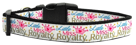 Little Miss Royalty Nylon Dog Collar XS