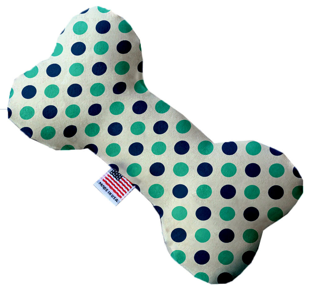 Aquatic Dots 10 inch Stuffing Free Bone Dog Toy