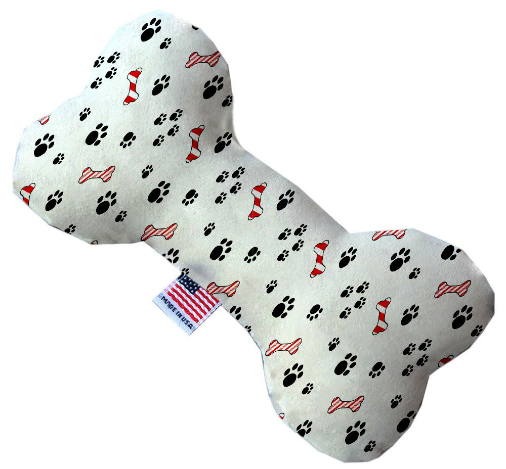 Sweet Paws 6 Inch Canvas Bone Dog Toy