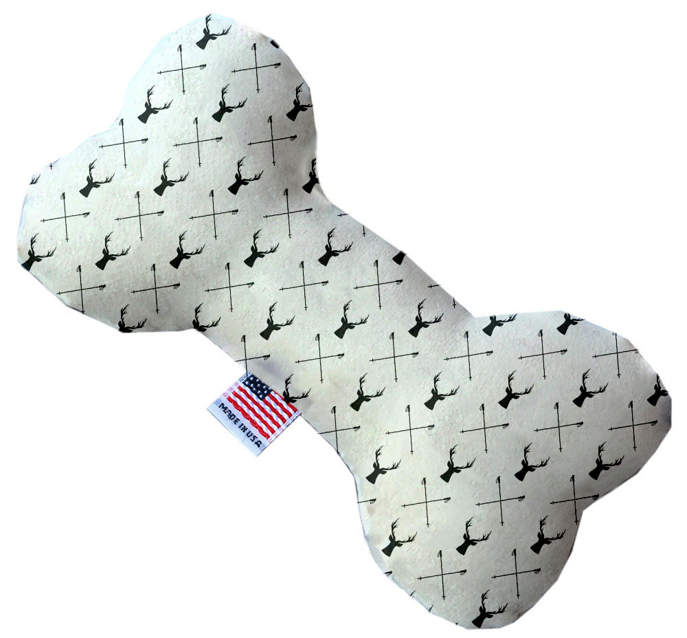 Deer Dreaming 10 Inch Canvas Bone Dog Toy