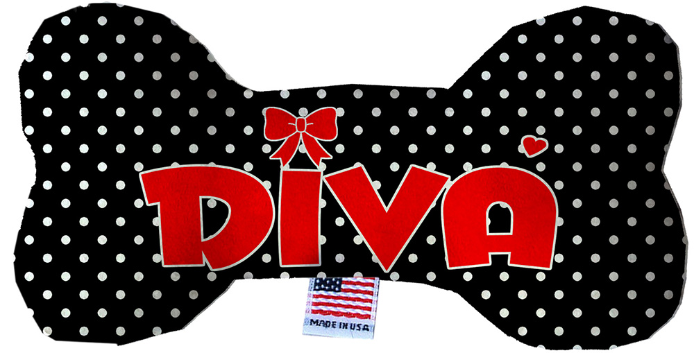 Diva Stuffing Free 10 inch Bone Dog Toy