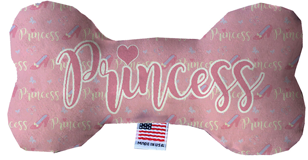 Princess 10 inch Fluffy Bone Dog Toy