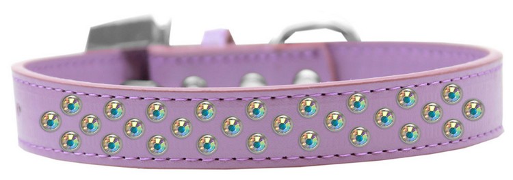 Sprinkles Dog Collar AB Crystals Size 16 Lavender