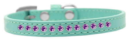 Purple Crystal Size 10 Aqua Puppy Collar