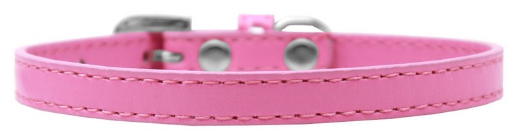 Omaha Plain Puppy Collar Bright Pink Size 10