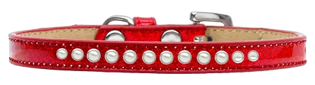 Pearl Size 14 Red Puppy Ice Cream Collar