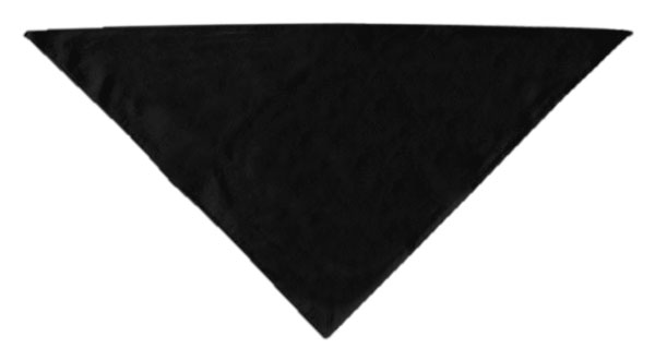 Plain Bandana Black Small