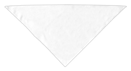 Plain Bandana White Large