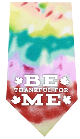 Be Thankful for Me Screen Print Bandana Green Camo