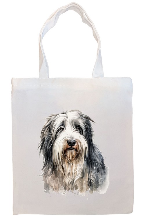 Bearded Collie Canvas Tote Bag Style1