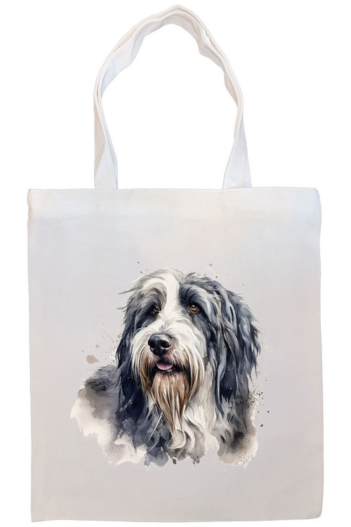 Bearded Collie Canvas Tote Bag Style2