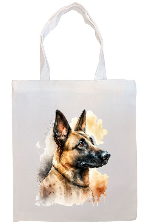 Belgian Sheepdog Canvas Tote Bag Style2