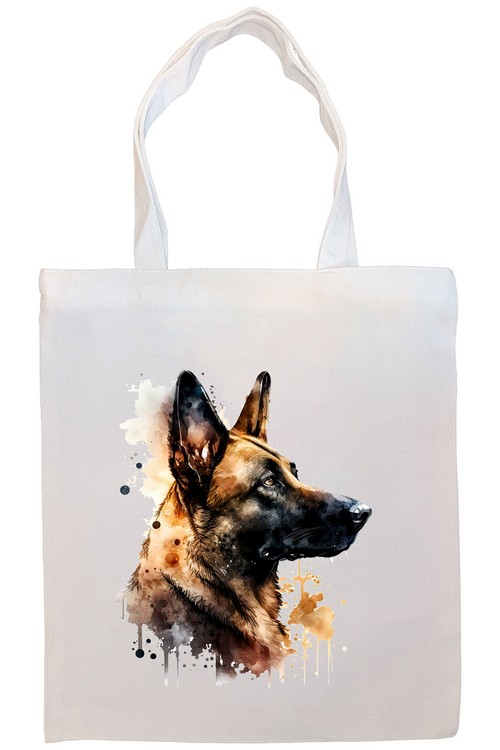 Belgian Sheepdog Canvas Tote Bag Style3