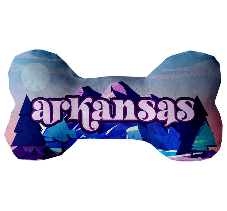 Arkansas Alpine Pawscape Bone Dog Toy