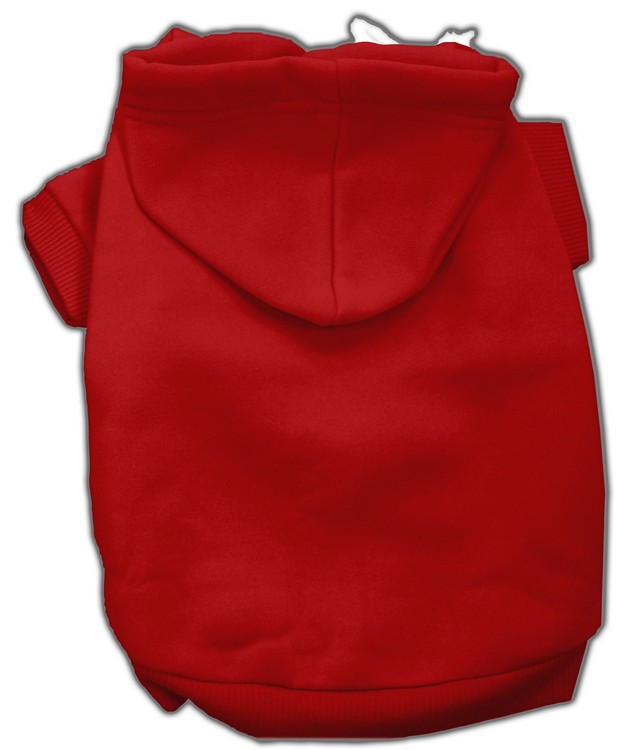 Blank Pet Hoodies Red XS