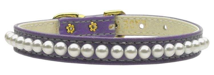 3/8" Pearl Collar Purple 8