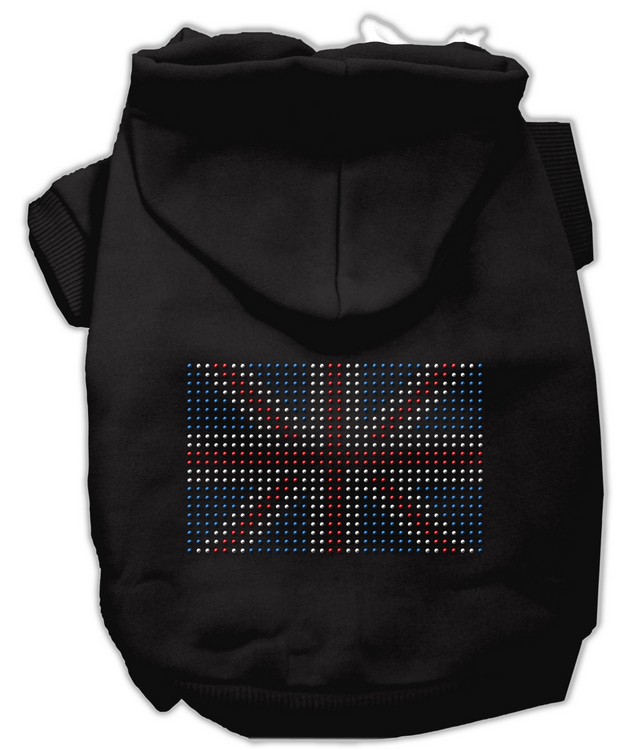 British Flag Hoodies Black XS