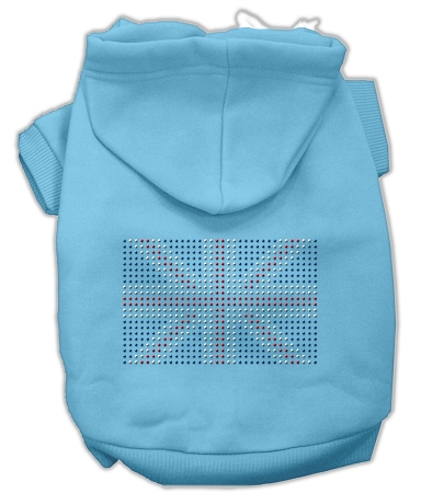 British Flag Hoodies Baby Blue M