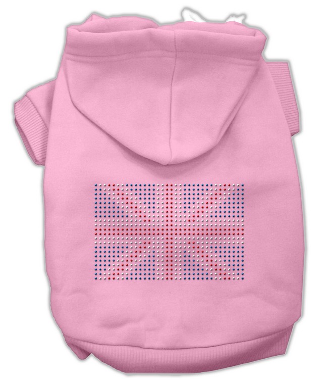 British Flag Hoodies Pink XS