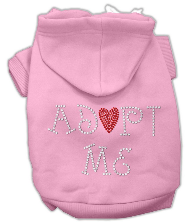 Adopt Me Rhinestone Hoodie Pink XS