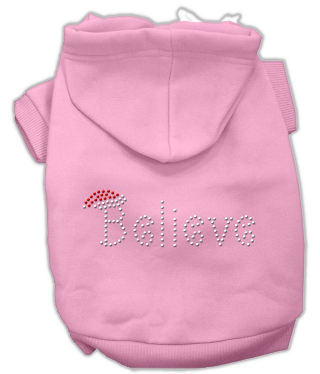 Believe Hoodies Pink L