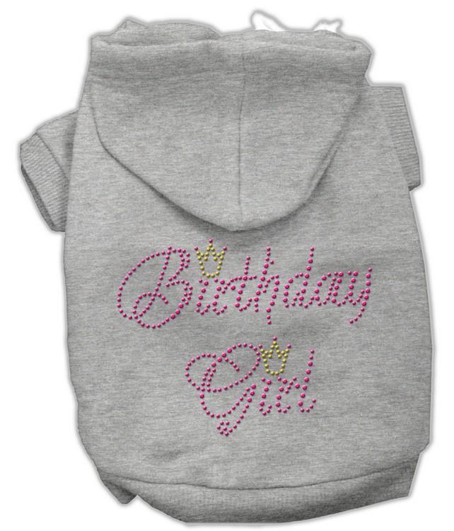 Birthday Girl Hoodies Grey L