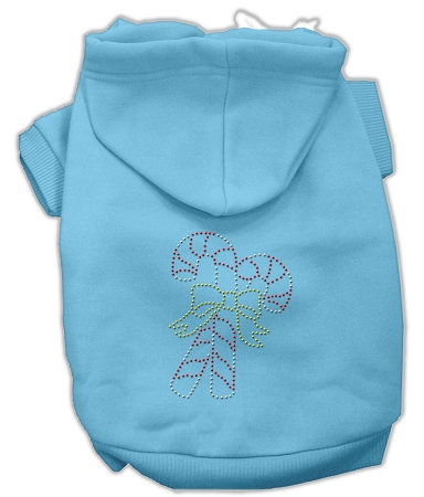 Candy Cane Hoodies Baby Blue XXXL