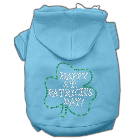 Happy St Patrick's Day Hoodies Baby Blue L