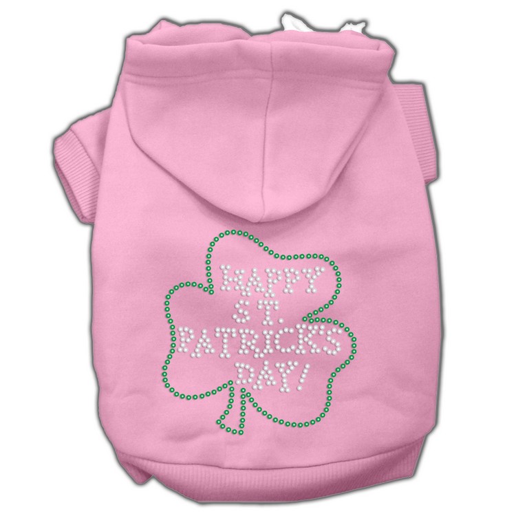 Happy St Patrick's Day Hoodies Pink L