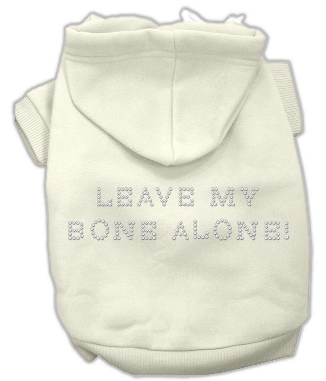 Leave My Bone Alone! Hoodies Cream XXXL