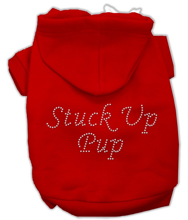 Stuck Up Pup Hoodies Red L