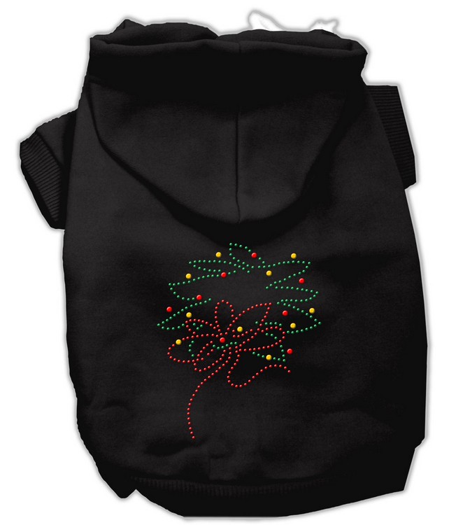 Christmas Wreath Hoodie Black XS