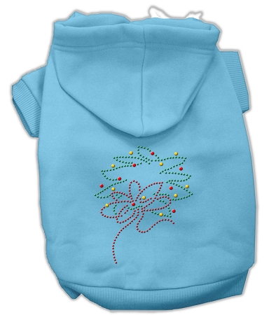 Christmas Wreath Hoodie Baby Blue XS